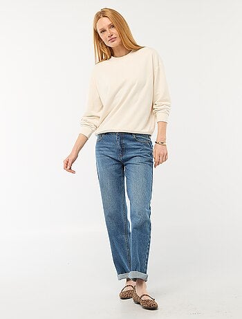 Pantalone denim regular in cotone - L34