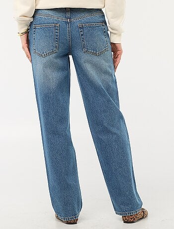 Pantalone denim regular in cotone - L34