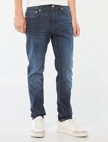 Pantaloni denim slim con 5 tasche