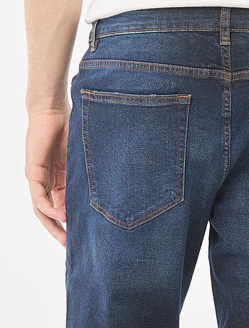 Pantaloni denim slim con 5 tasche