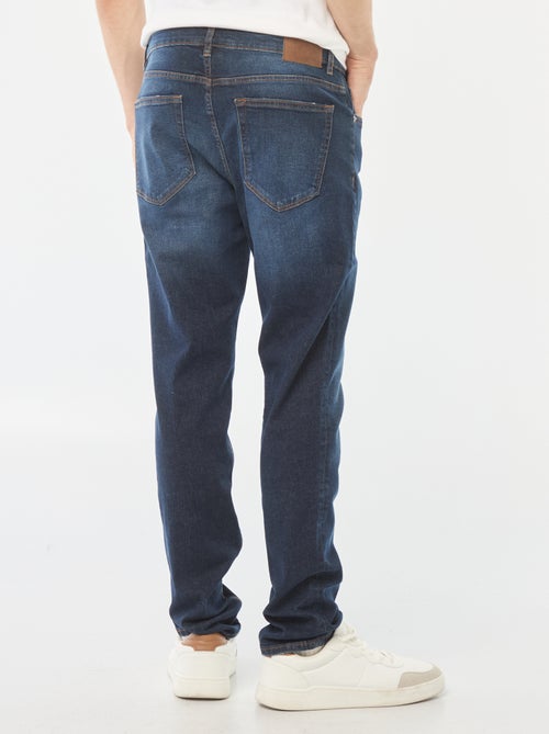 Pantaloni denim slim con 5 tasche - Kiabi