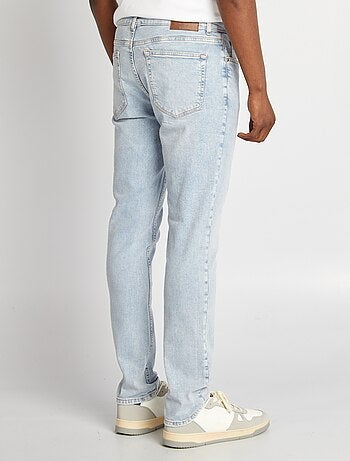 Pantaloni denim slim con 5 tasche