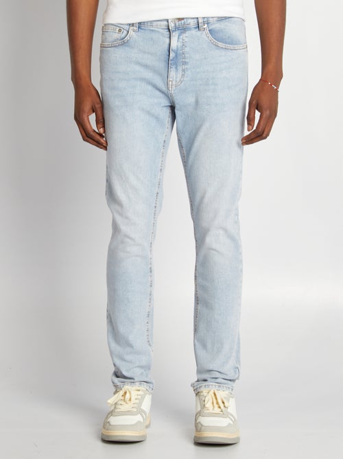 Pantaloni denim slim con 5 tasche - Kiabi