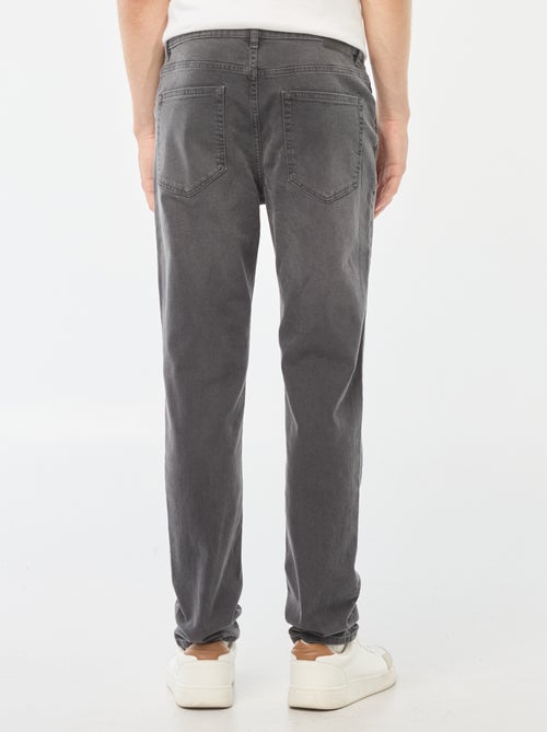 Pantaloni denim slim con 5 tasche - Kiabi