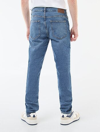 Pantaloni denim slim con 5 tasche