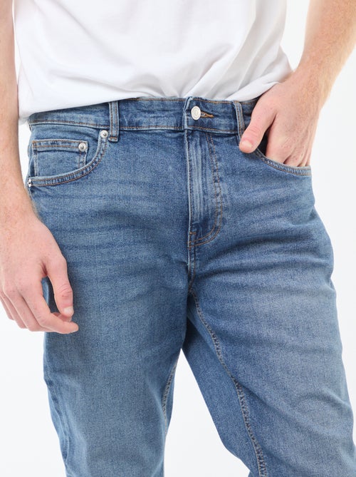 Pantaloni denim slim con 5 tasche - Kiabi