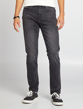 Pantaloni denim slim con 5 tasche