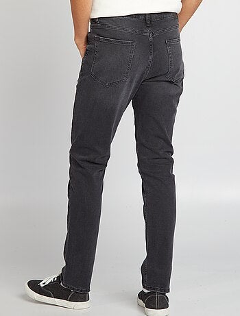 Pantaloni denim slim con 5 tasche