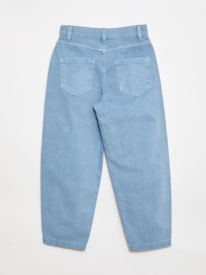 Pantaloni denim taglio ampio balloon Blu - Kiabi
