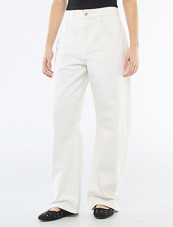 Pantaloni denim taglio balloon