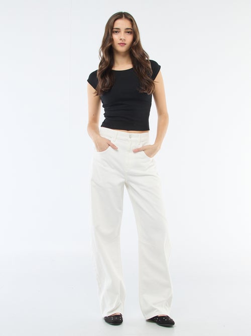 Pantaloni denim taglio balloon - Kiabi