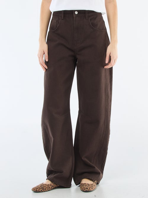 Pantaloni denim taglio balloon - Kiabi