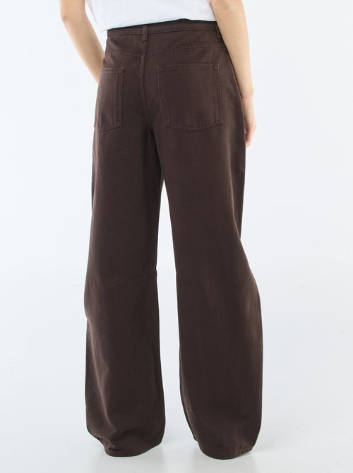 Pantaloni denim taglio balloon - Kiabi