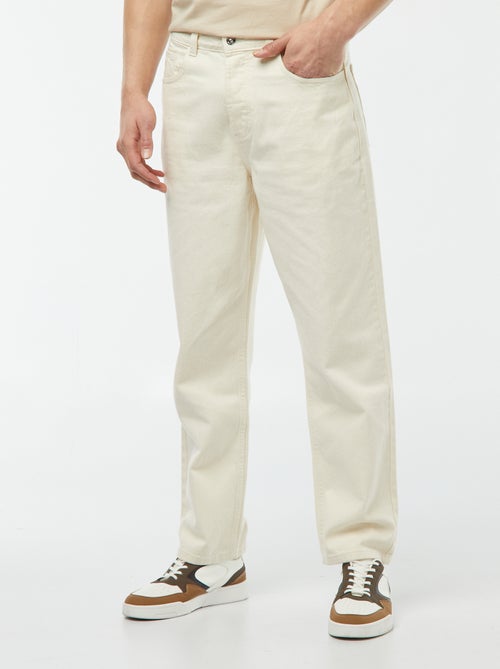 Pantaloni denim taglio relaxed fit - Kiabi