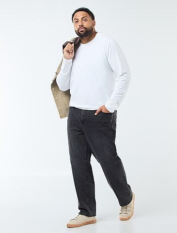 Pantalone denim vestibilità relaxed 5 tasche