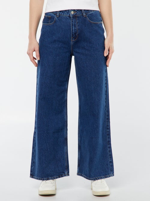 Pantaloni denim wide leg - L28 - Kiabi