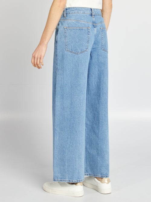 Pantaloni denim wide leg - L28 - Kiabi