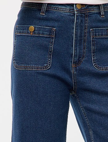 Pantaloni denim wide leg
