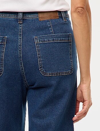 Pantaloni denim wide leg