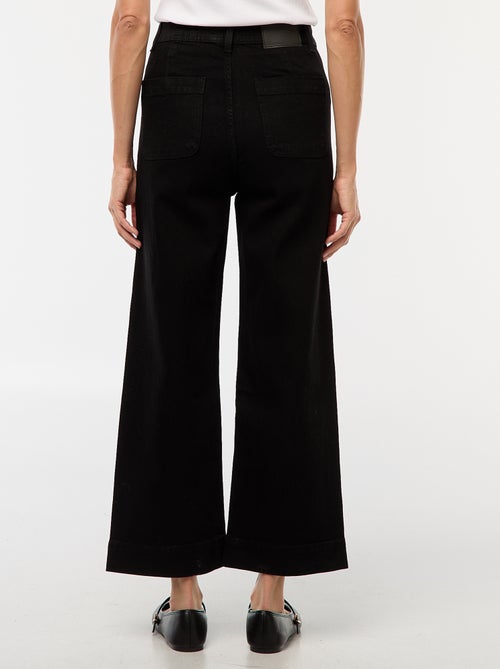 Pantaloni denim wide leg - Kiabi