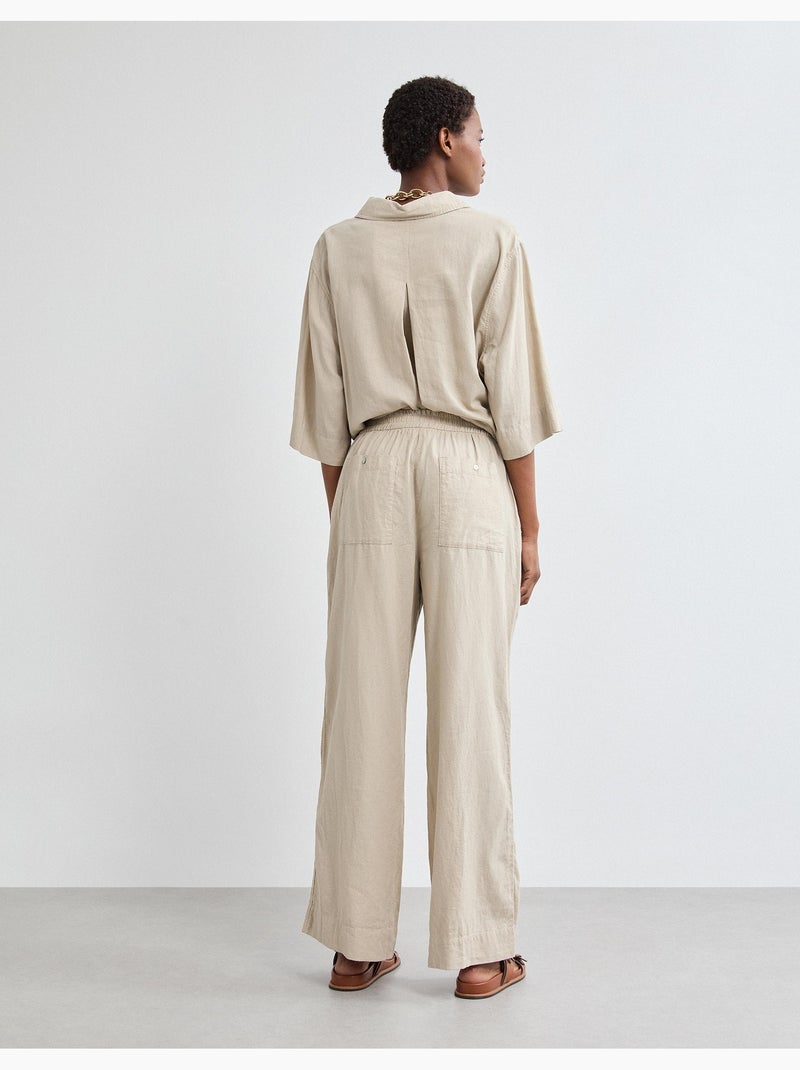 Pantaloni di lino, MO Fashion Beige - Kiabi