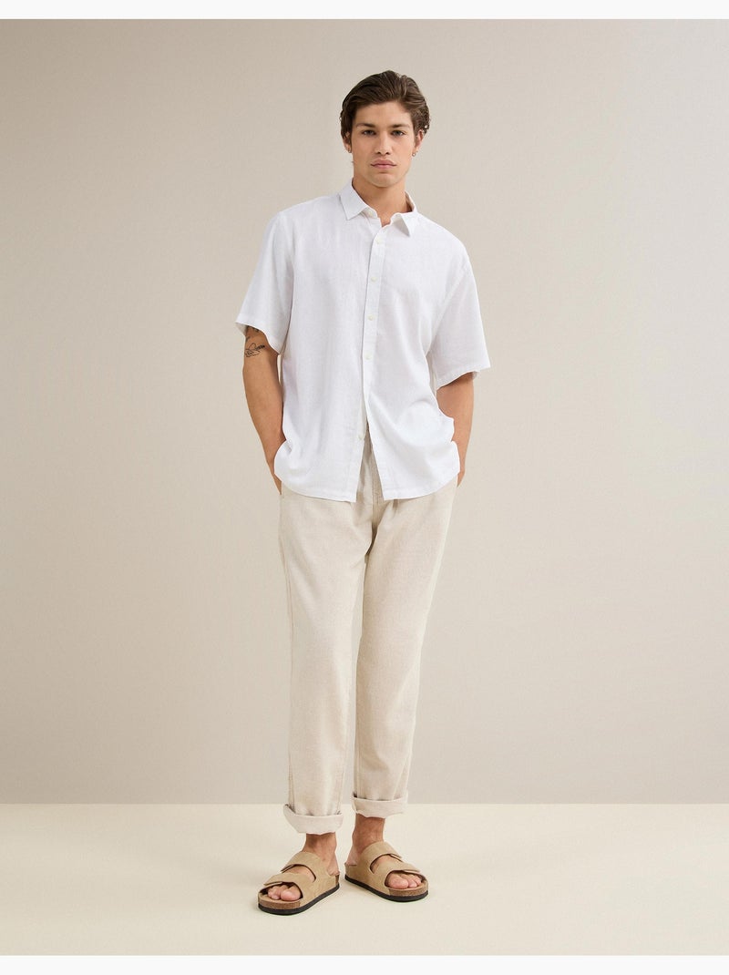 Pantaloni di lino, MO Fashion Beige - Kiabi