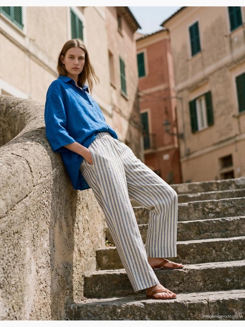 Pantaloni di lino, MO Fashion - Kiabi