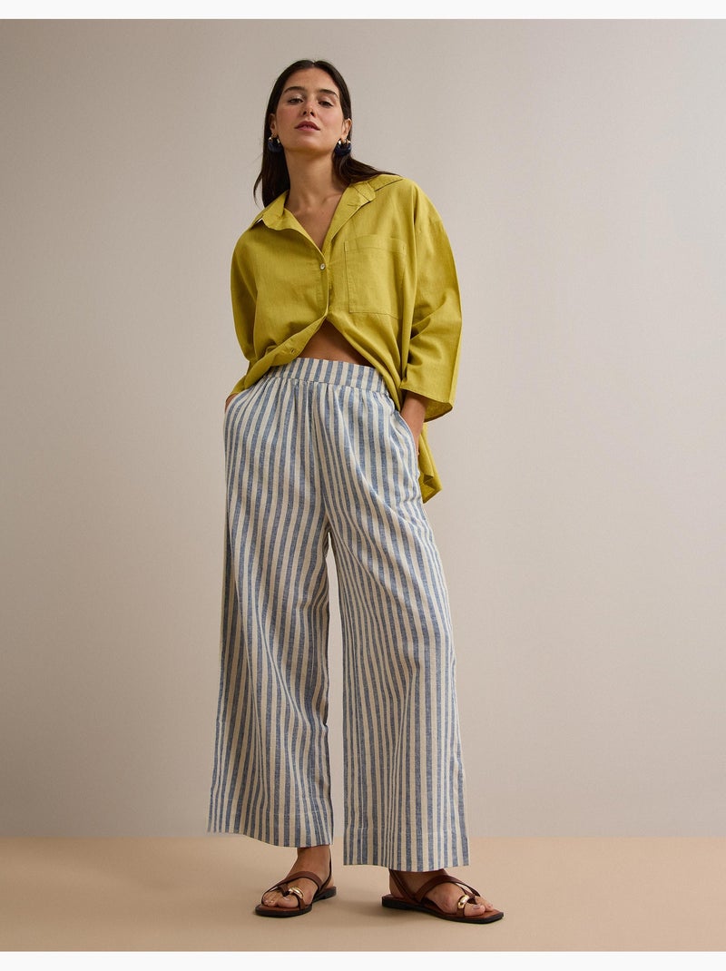 Pantaloni di lino, MO Fashion Beige - Kiabi