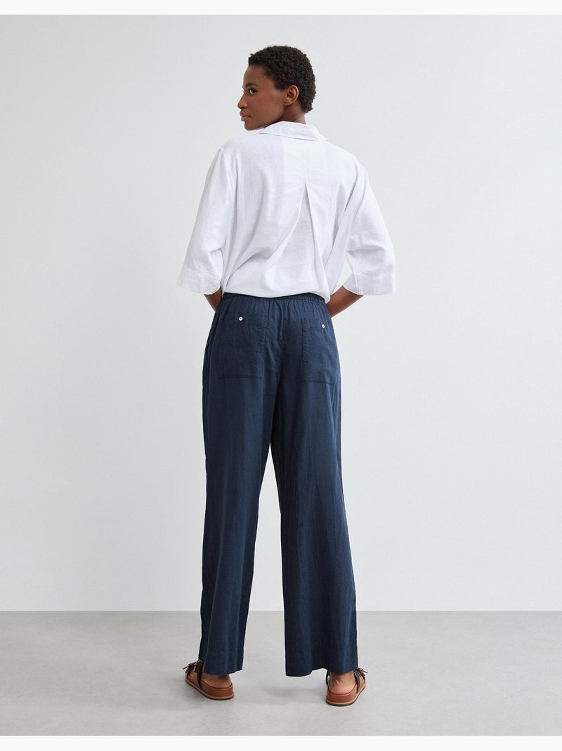 Pantaloni di lino, MO Fashion Blu - Kiabi
