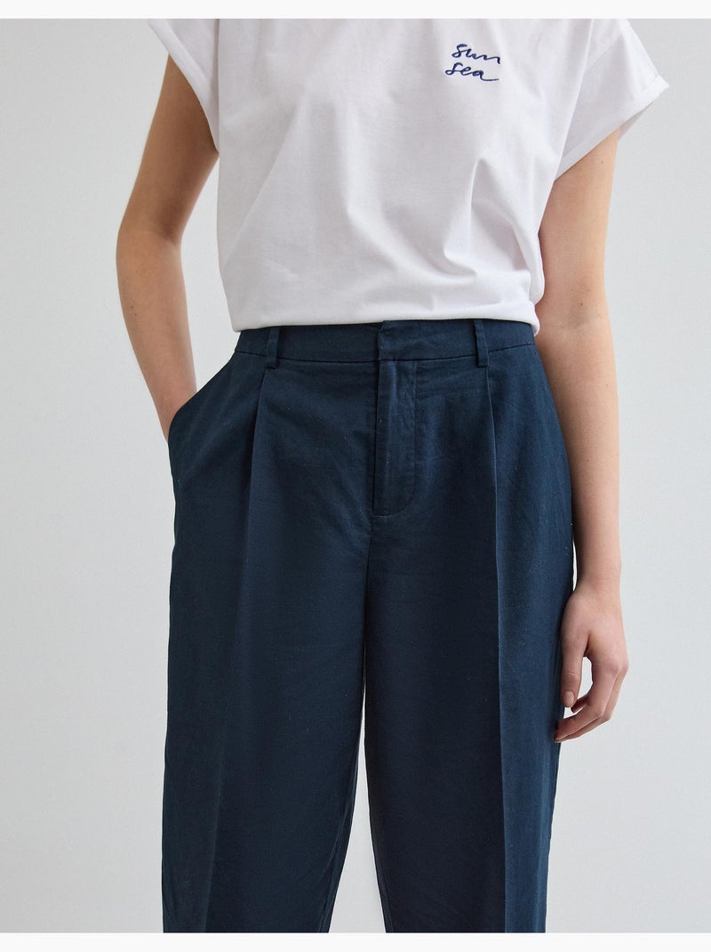 Pantaloni di lino, MO Fashion Blu - Kiabi