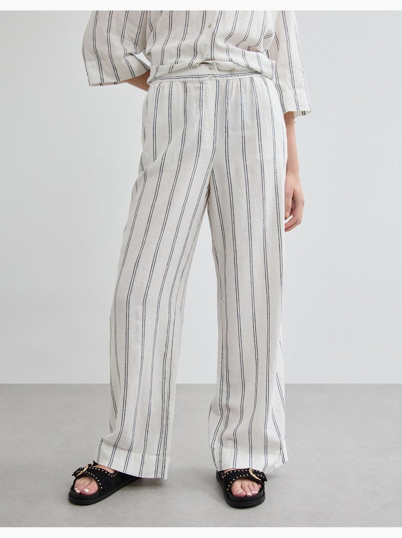 Pantaloni di lino, MO Fashion Ecru - Kiabi