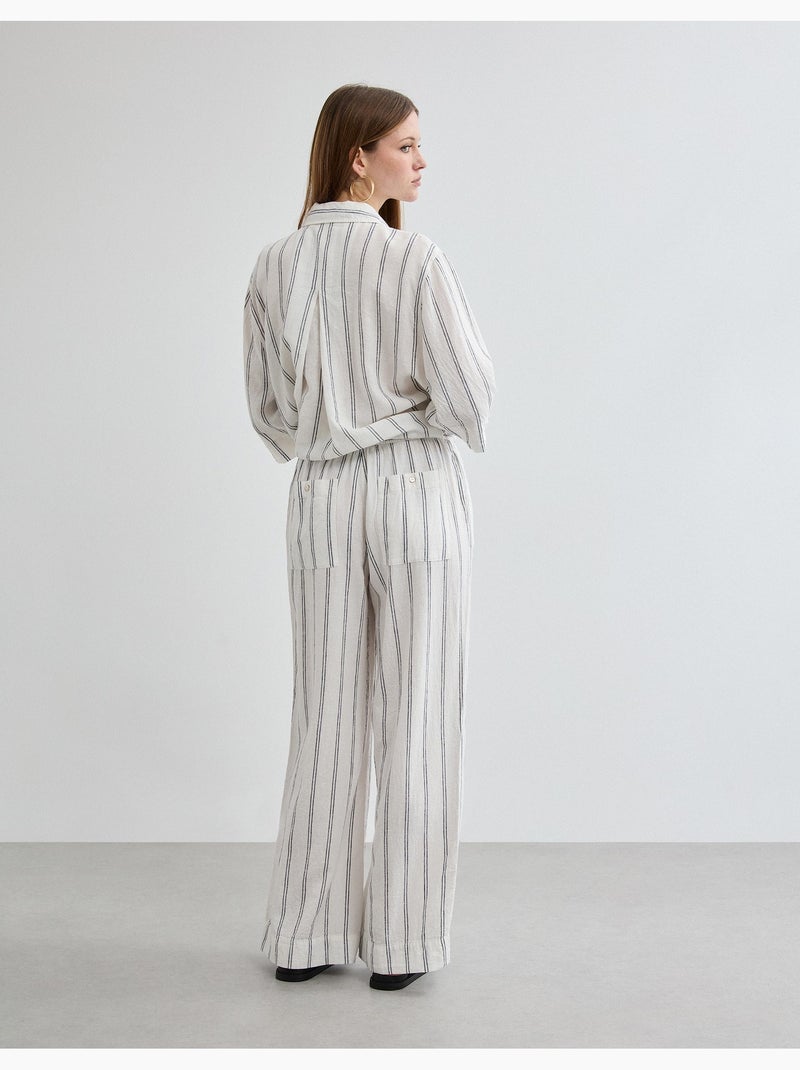 Pantaloni di lino, MO Fashion Ecru - Kiabi