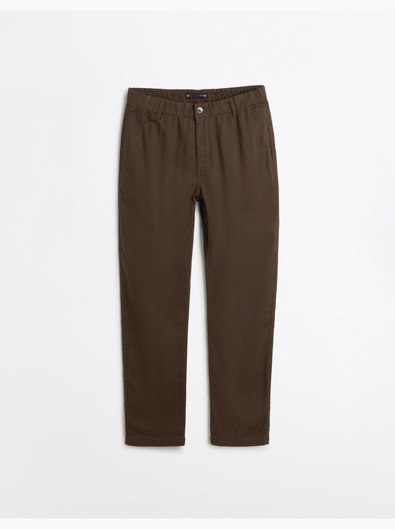 Pantaloni di lino, MO Fashion Marrone - Kiabi