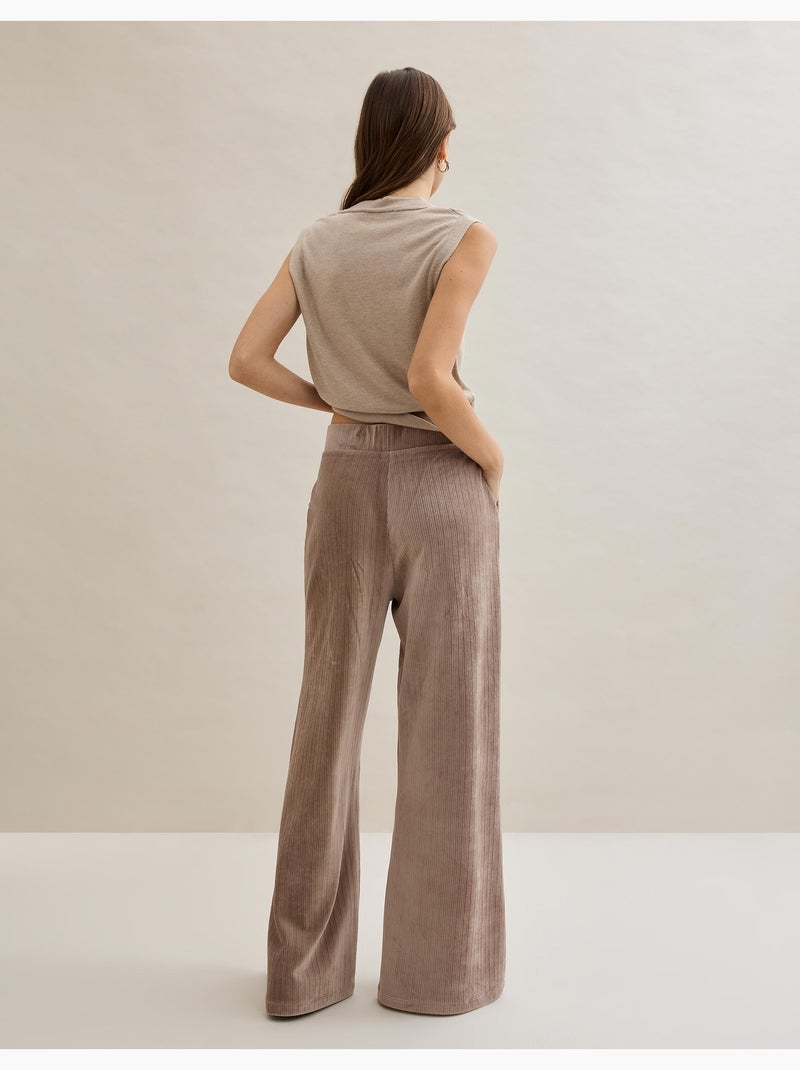 Pantaloni di velluto a coste, MO Fashion Beige - Kiabi