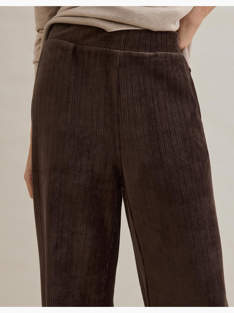 Pantaloni di velluto a coste, MO Fashion Marrone - Kiabi