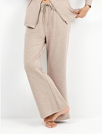 Pantaloni diritti in felpe