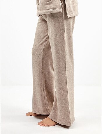 Pantaloni diritti in felpe