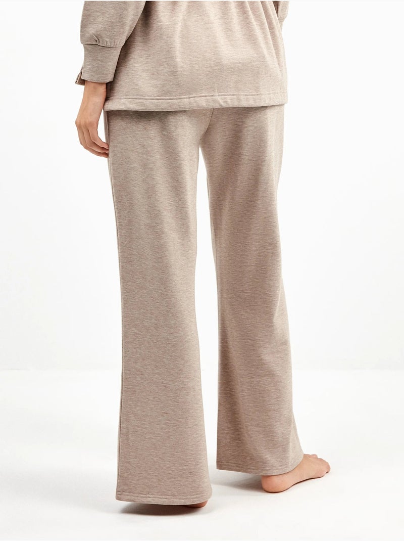 Pantaloni diritti in felpe Marrone caramello - Kiabi