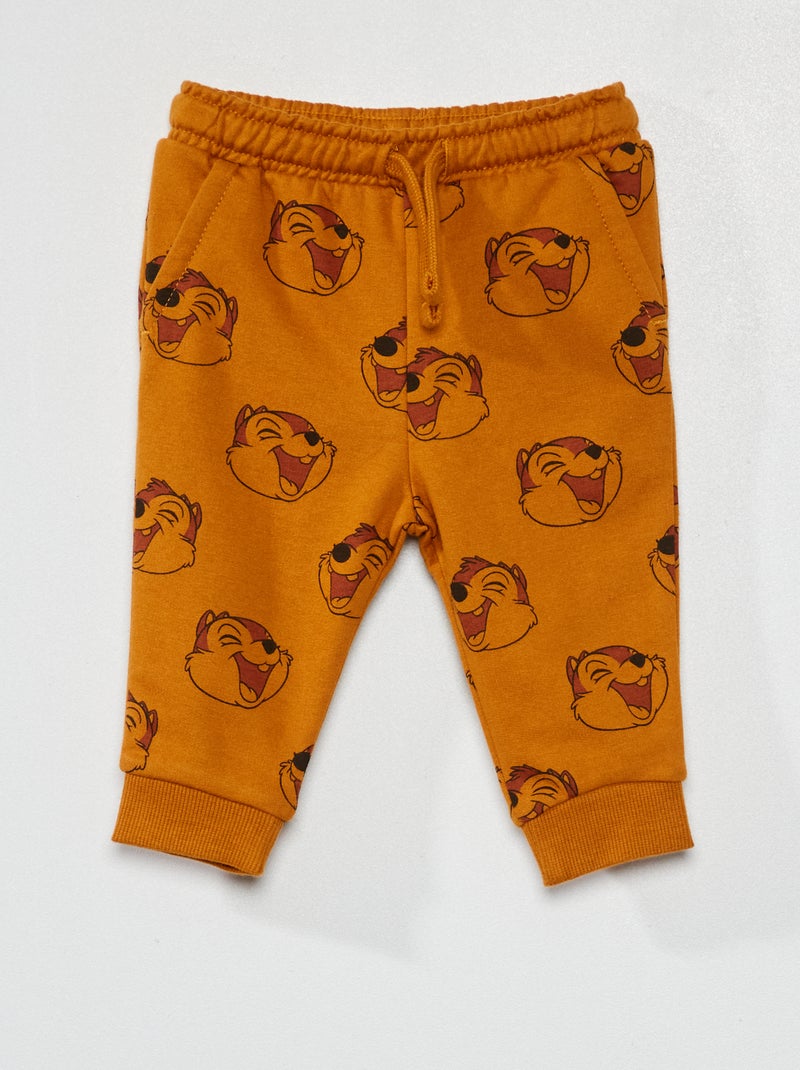 Pantaloni 'Disney' in tessuto felpato MARRONE - Kiabi