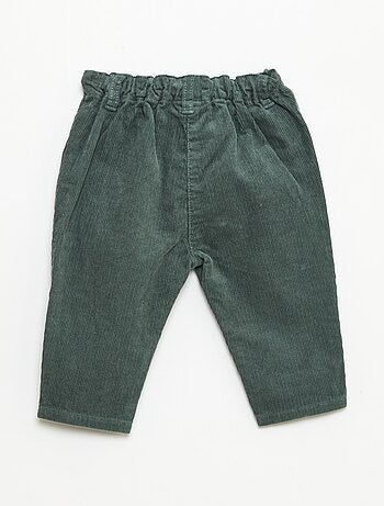 Pantaloni 'Disney' 'Mickey' in velluto a coste