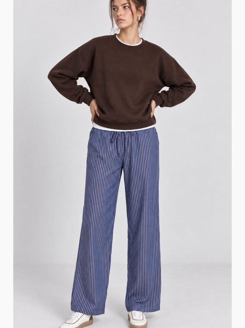 Pantaloni donna a gamba dritta istanbul Blu - Kiabi