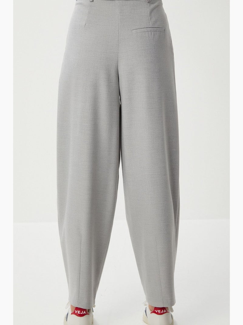 Pantaloni donna a gamba dritta istanbul Grigio chiaro - Kiabi