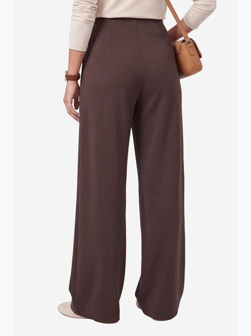 Pantaloni donna a gamba dritta tommy Marrone cioccolato - Kiabi