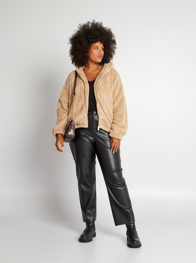 Pantaloni dritti - 5 tasche nero - Kiabi