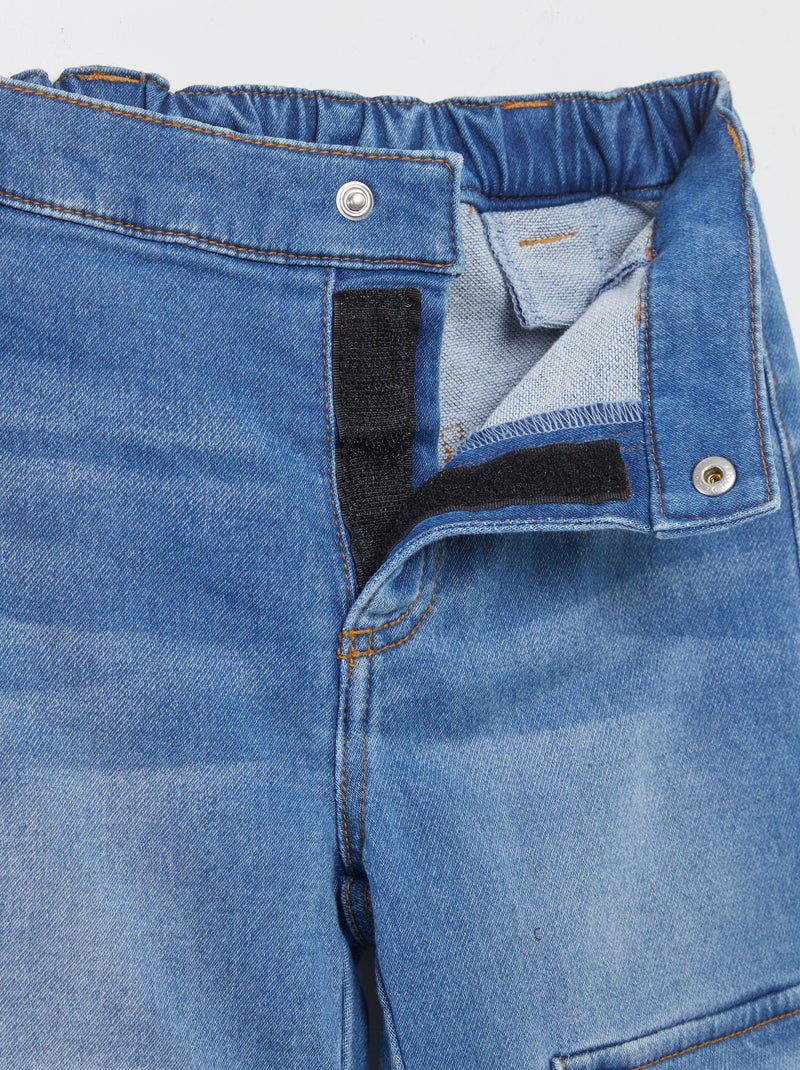 Pantaloni dritti - collezione facili da indossare BLU - Kiabi