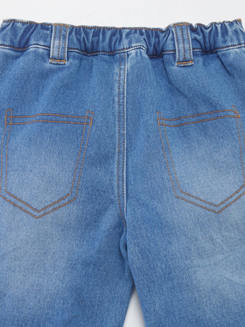 Pantaloni dritti - collezione facili da indossare BLU - Kiabi