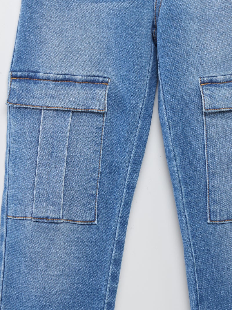 Pantaloni dritti - collezione facili da indossare BLU - Kiabi