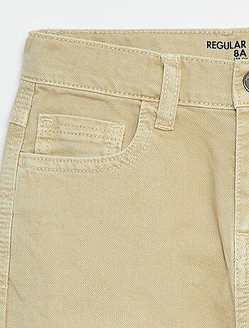 Pantaloni dritti - regular fit a 5 tasche