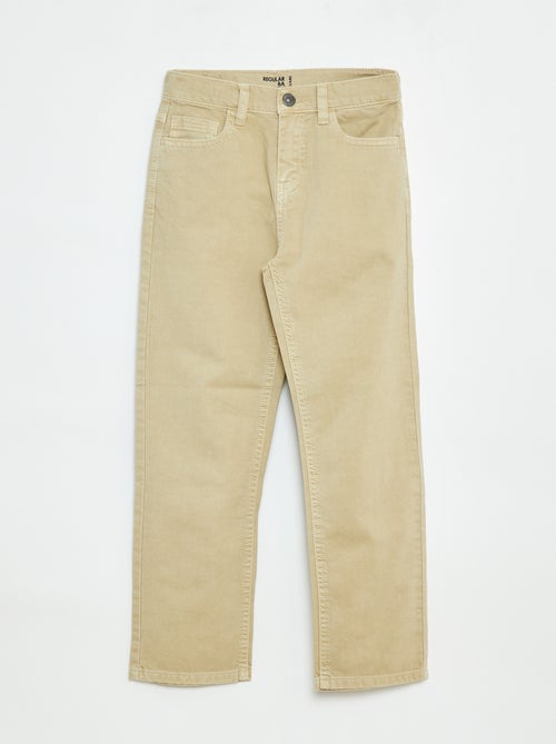 Pantaloni dritti - regular fit a 5 tasche - Kiabi