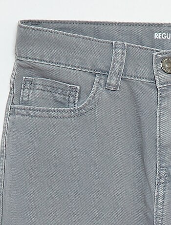 Pantaloni dritti - regular fit a 5 tasche